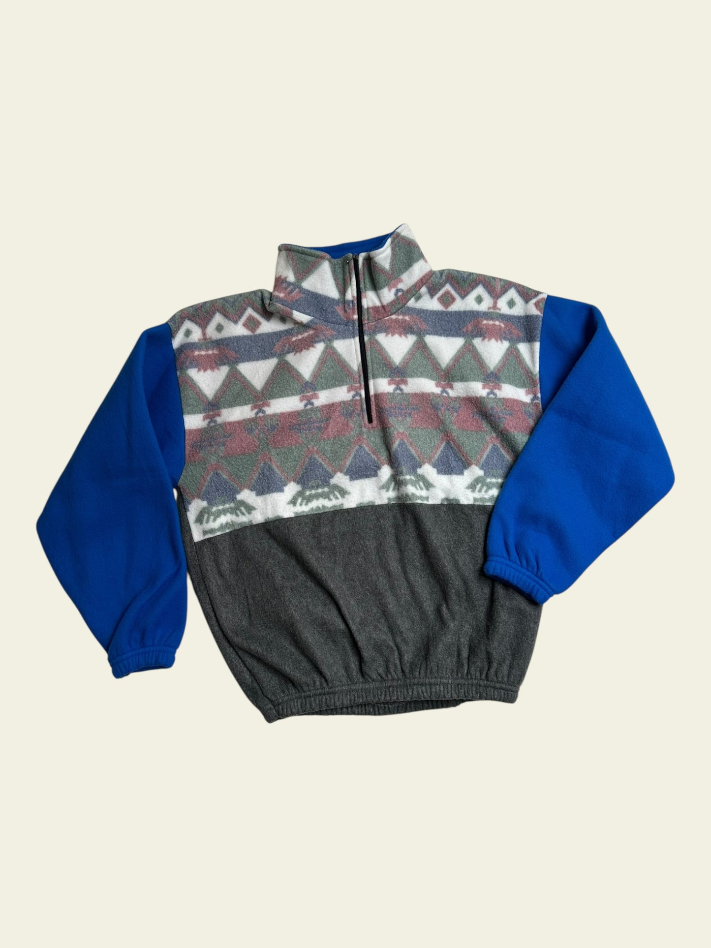 Fleecepullover Bunt