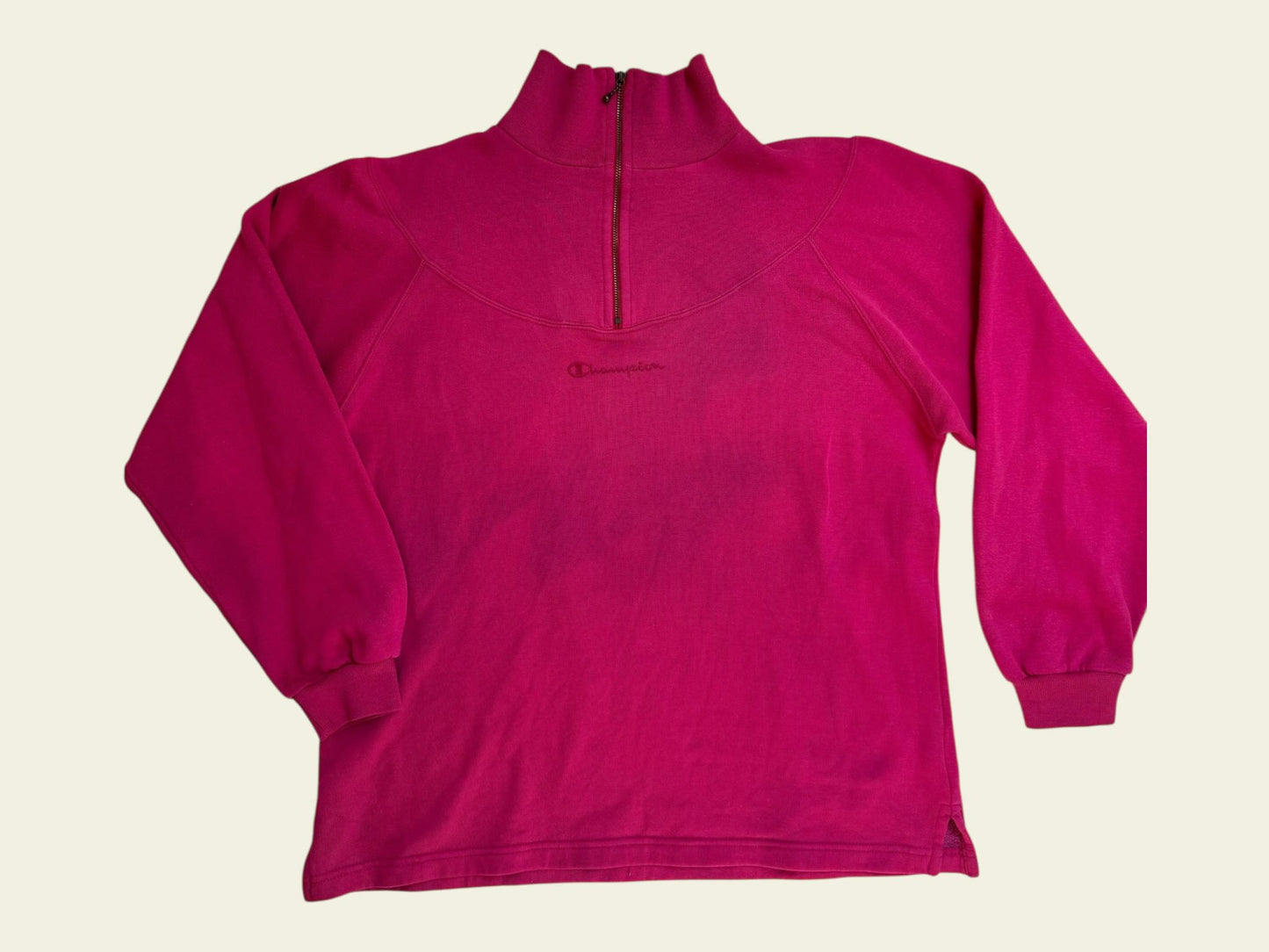 CHAMPION Halfzippullover Pink