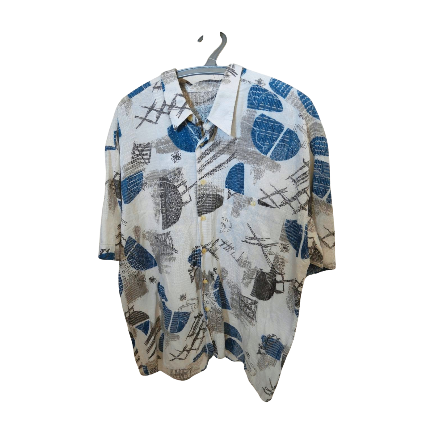GET-IT-ALL kurzarm Hemd crazy pattern