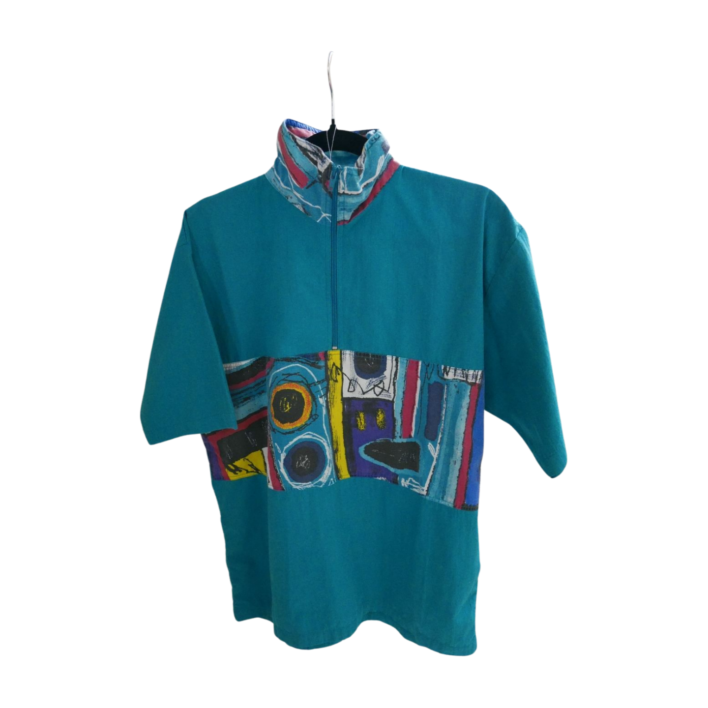 Halfzip kurzarm