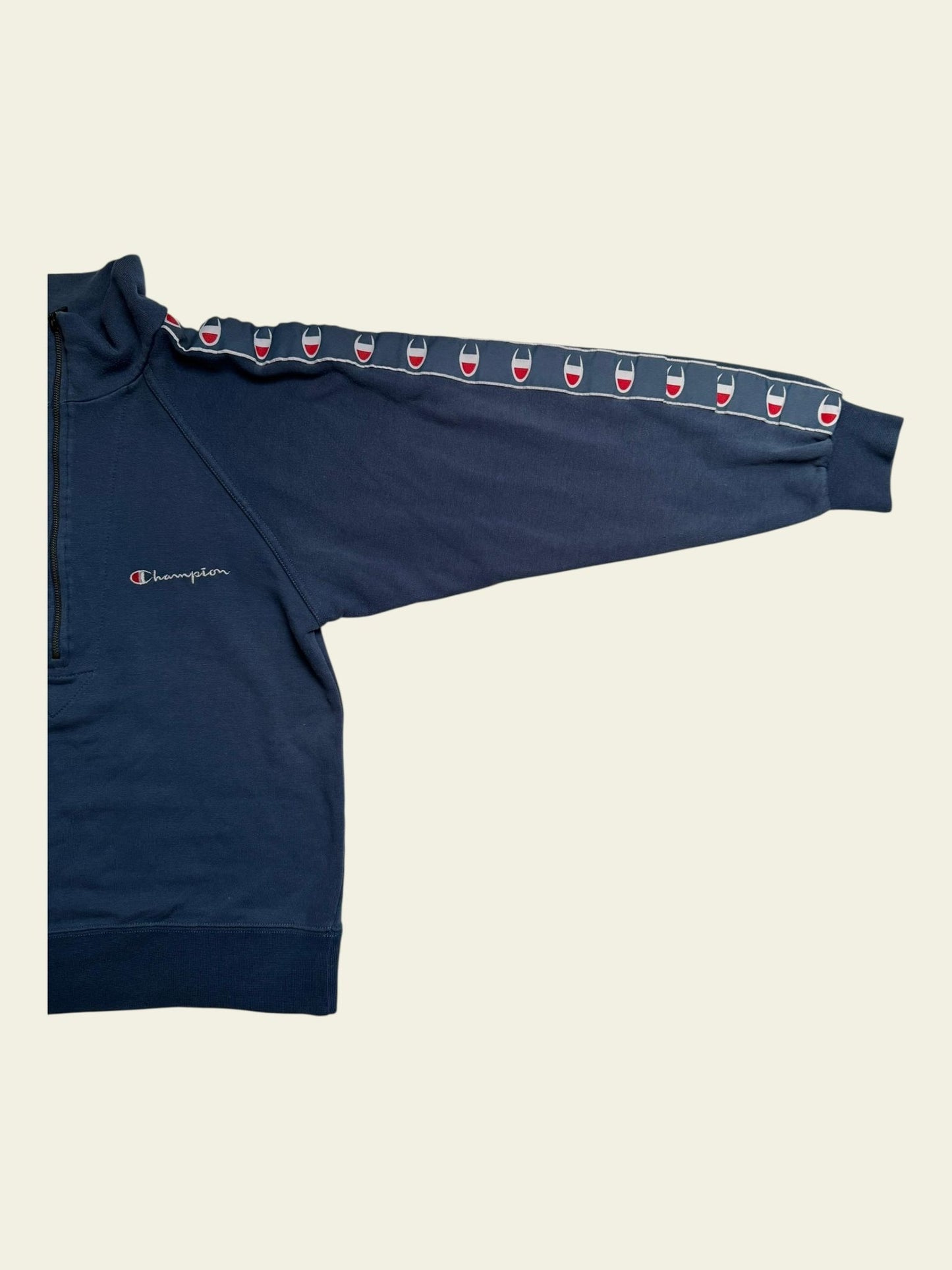 CHAMPION Halfzippullover blau