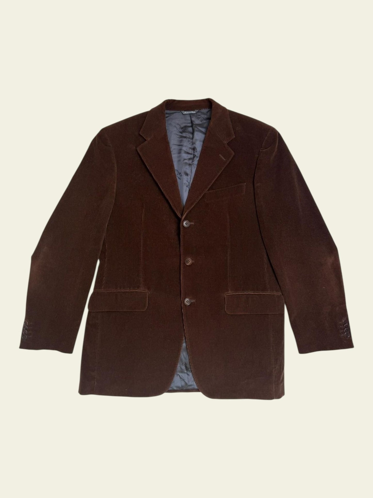 TOMBOLINI Cordsakko braun