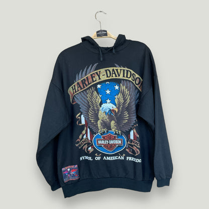 Harley Davidson Hoodie (M) - Vintage Reborn