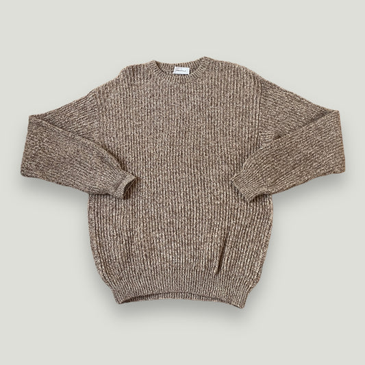 Brauner Wollpullover - Vintage Reborn