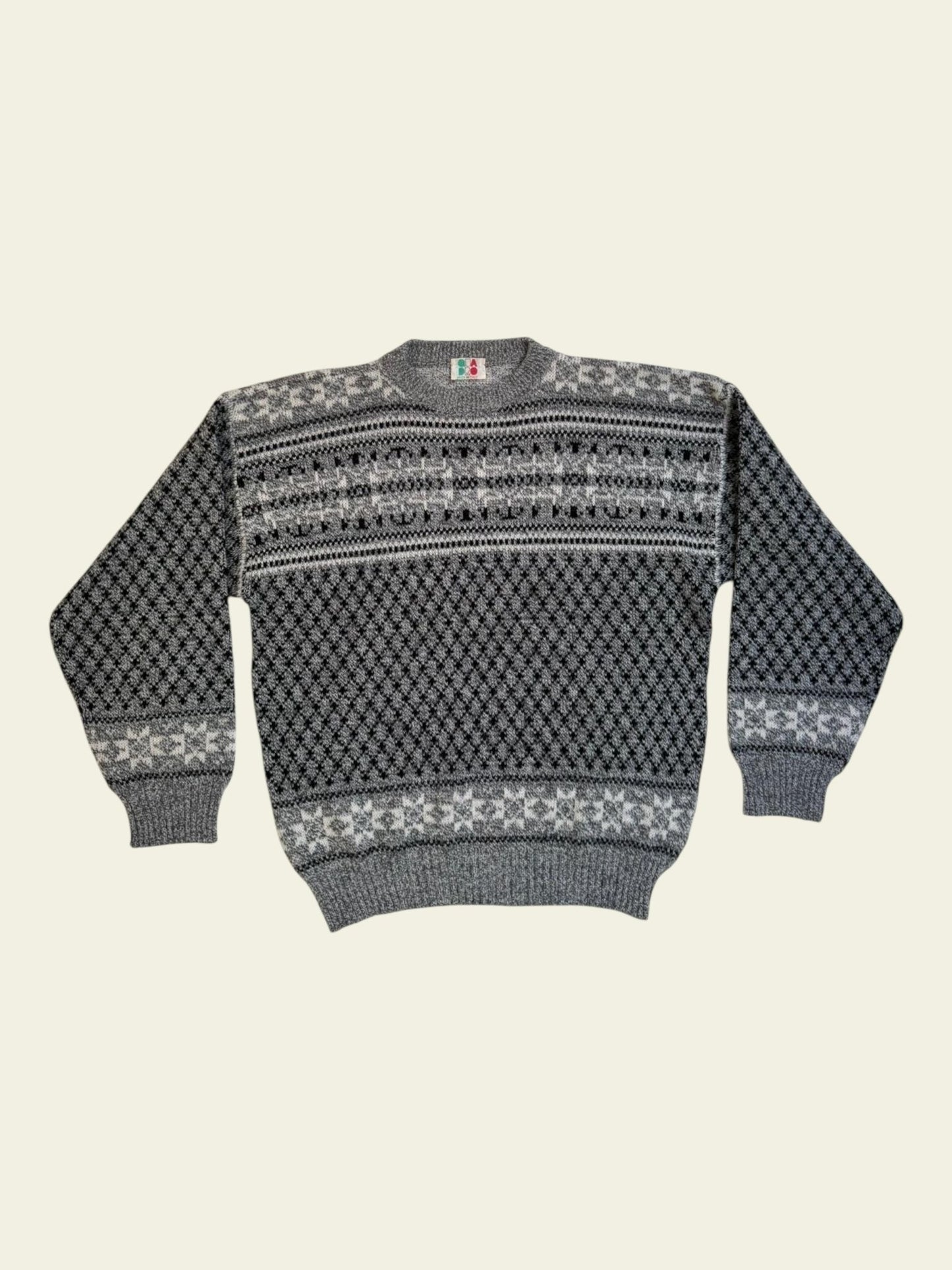 QUADRO Strickpullover grau