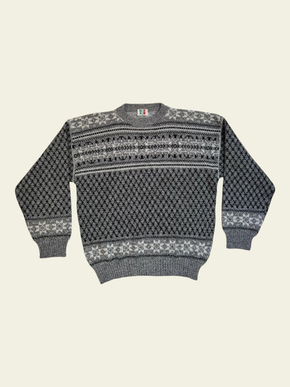 QUADRO Strickpullover grau