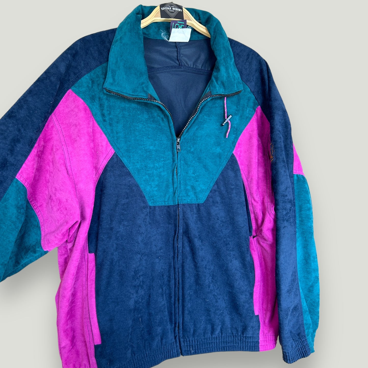 Bunte Trainingsjacke Vintage