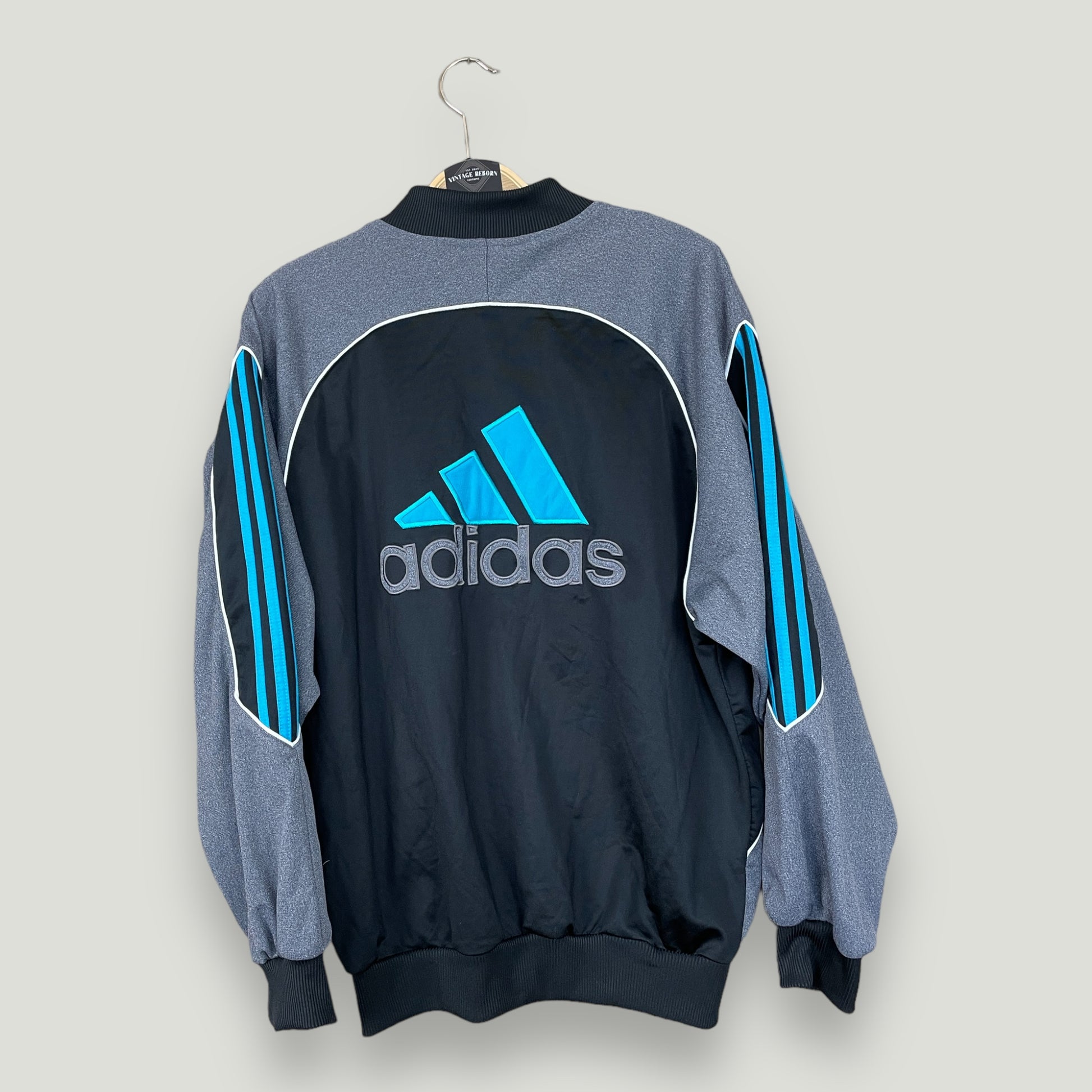 Vintage Adidas Trainingsjacke mit Backprint - Vintage Reborn