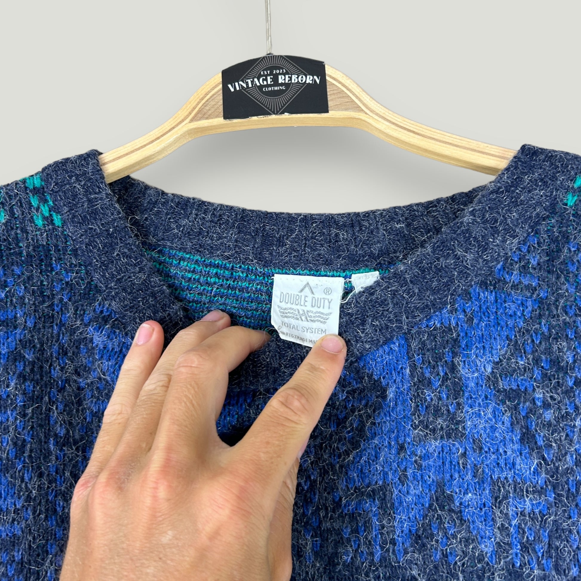 Pullover Gemustert - Vintage Reborn