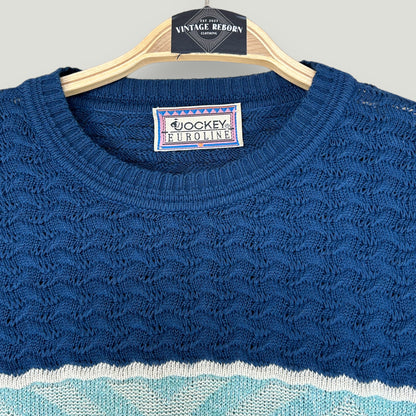 Vintage Pullover Blau