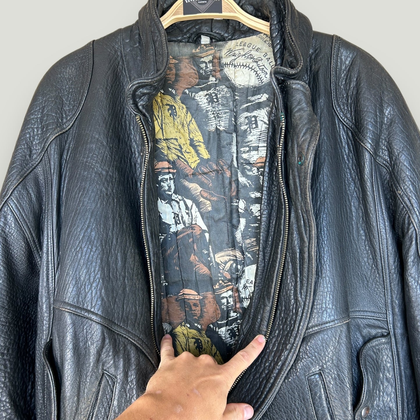 Vintage Lederjacke