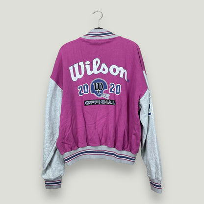 Vintage Wilson Bomberjacke mit Backprint (M) - Vintage Reborn