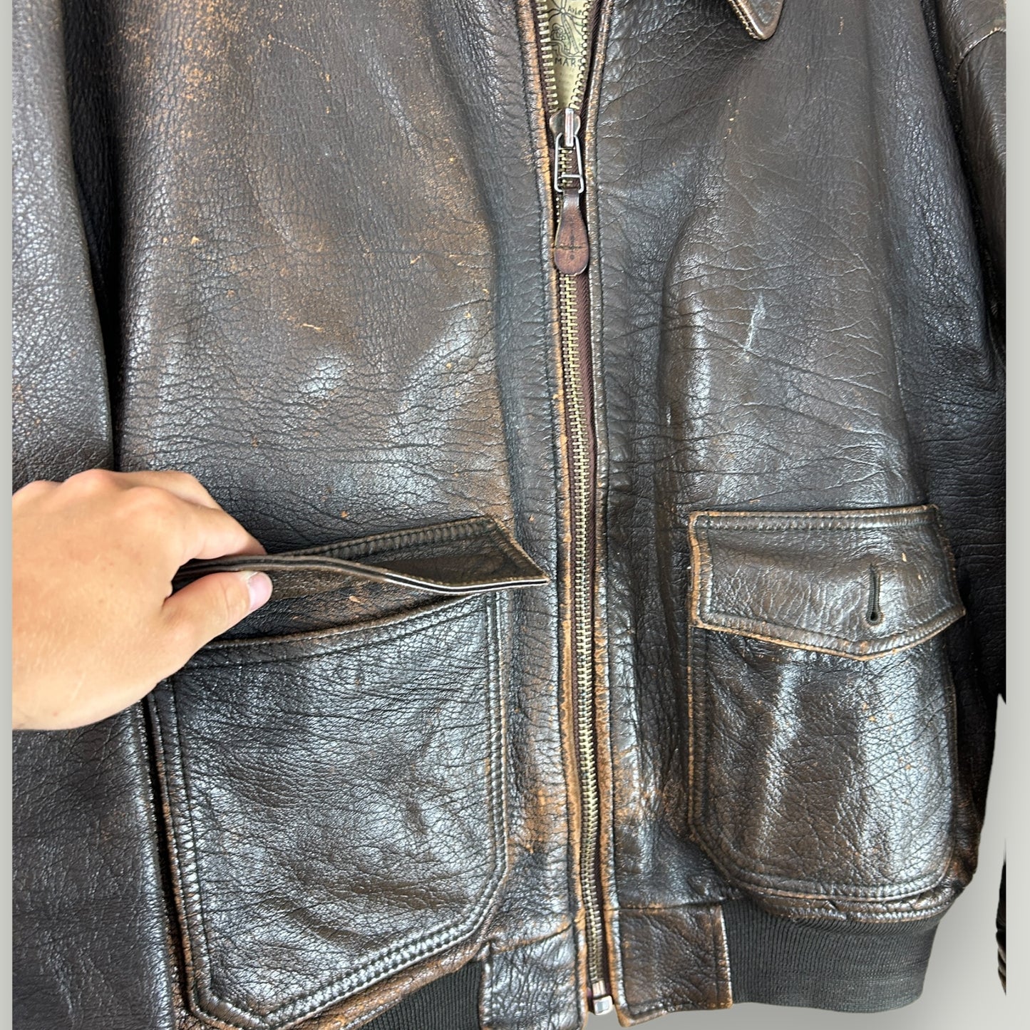 Avirex Lederjacke Vintage - Vintage Reborn