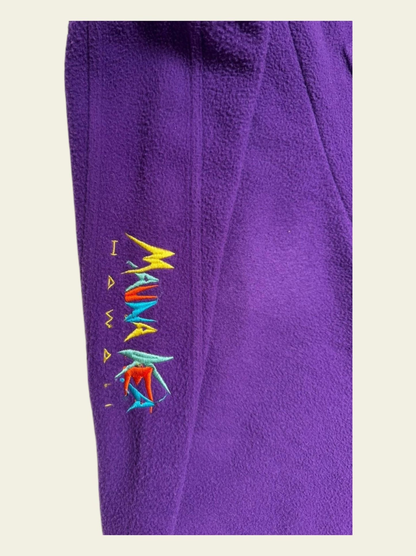 MAUNA KEA Fleecejogginghose lila