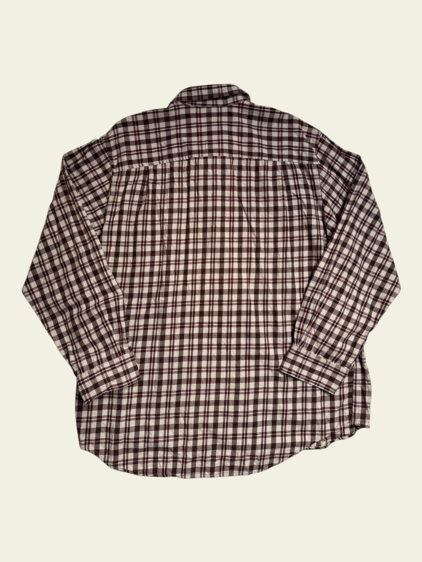 TIMBERLAND Flanellhemd beige/rot