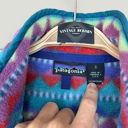 Patagonia Vintage Fleece Troyer Crazy Pattern