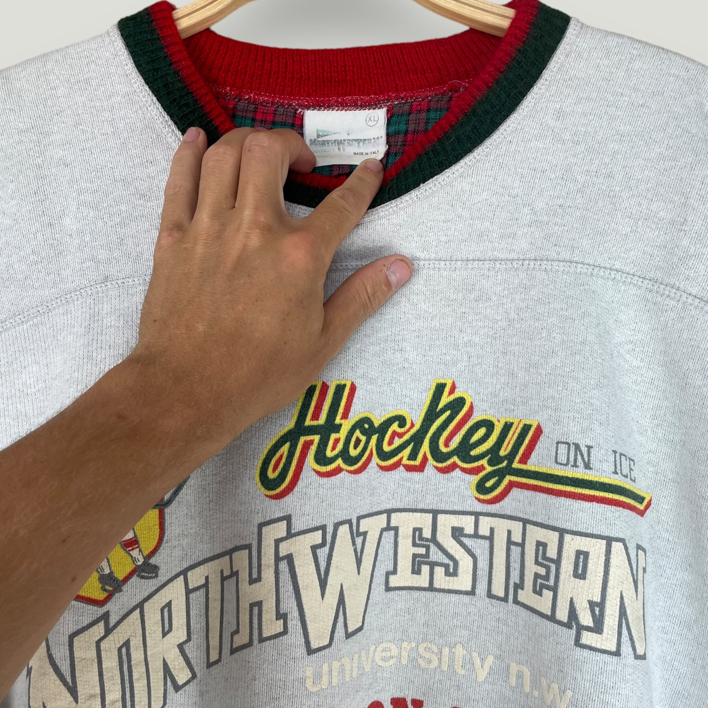 Hockey Vintage Sweater - Vintage Reborn