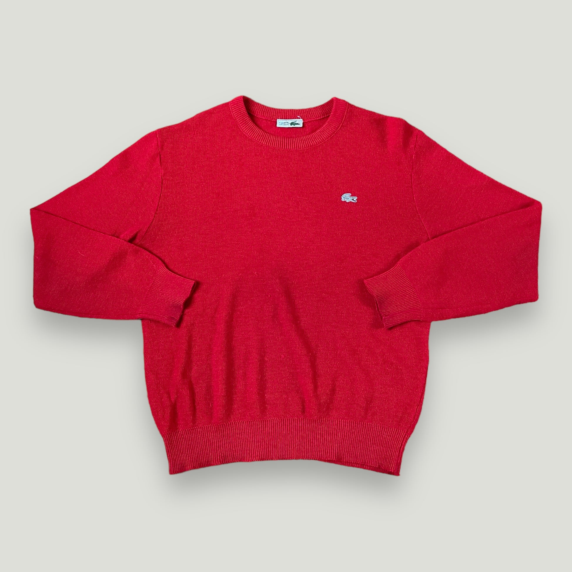 Roter Lacoste Sweater - Vintage Reborn