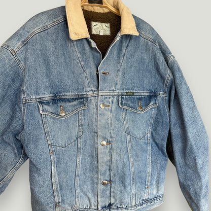 Vintage Gefütterte Jeansjacke - Vintage Reborn