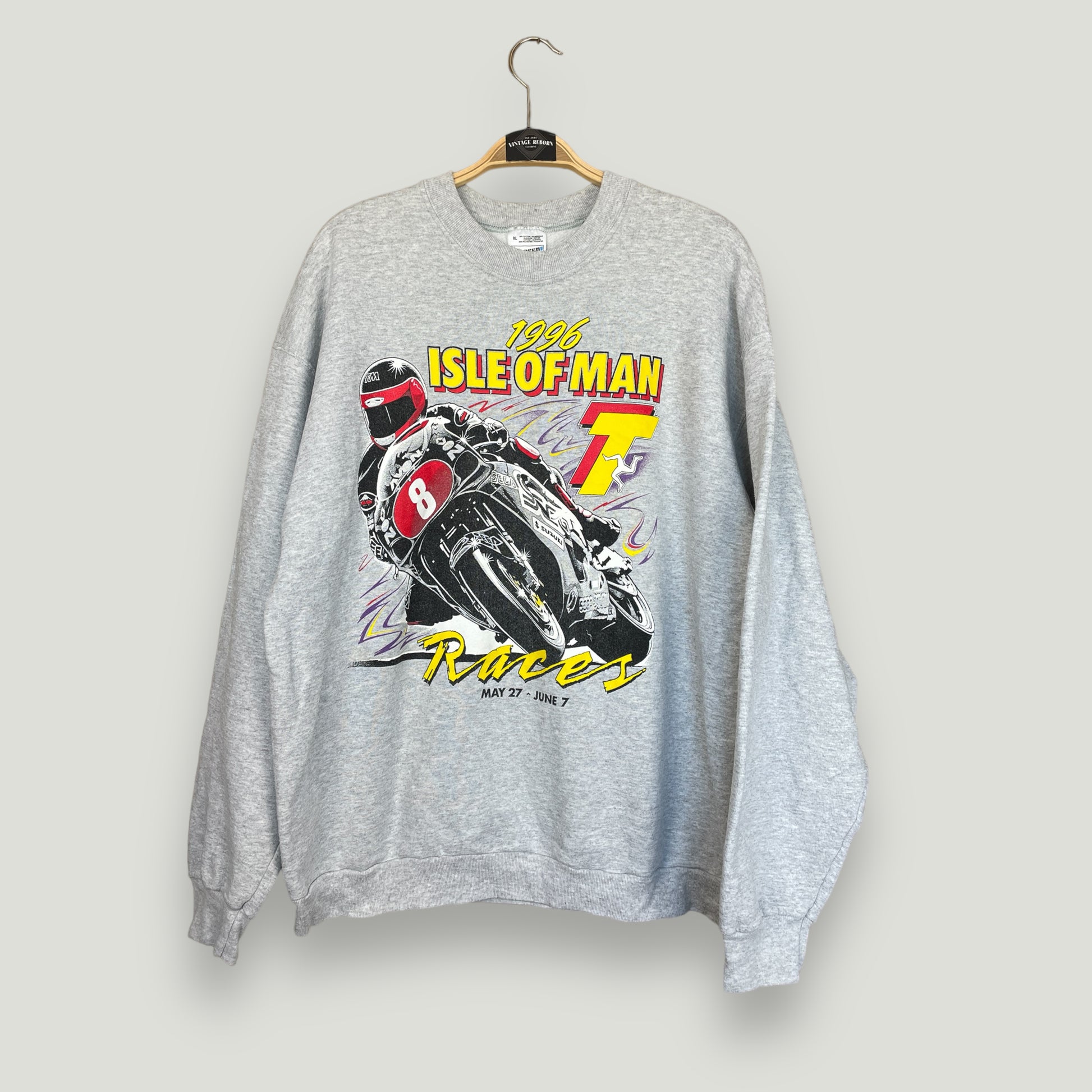 Vintage Race Sweater (L) - Vintage Reborn