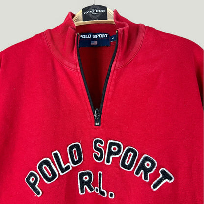 Polo Sport 3/4 Zip Pullover - Vintage Reborn
