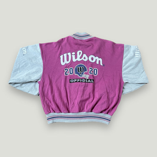 Vintage Wilson Bomberjacke mit Backprint (M) - Vintage Reborn