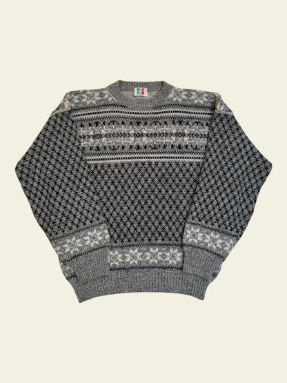 QUADRO Strickpullover grau