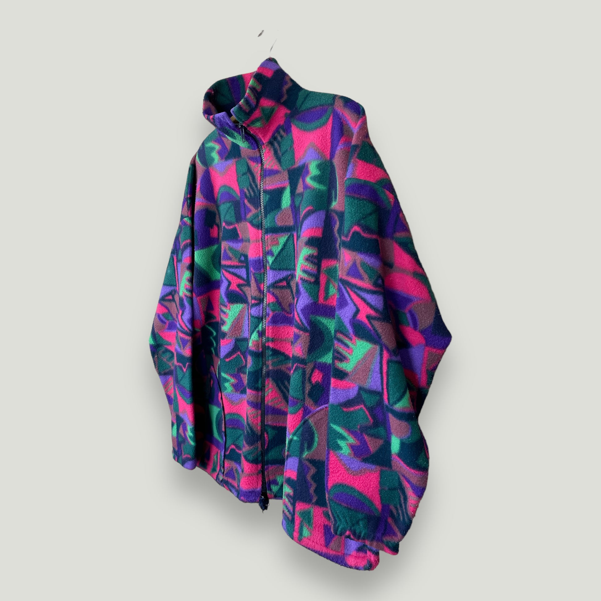 Vintage Crazy Pattern Fleece (L) - Vintage Reborn