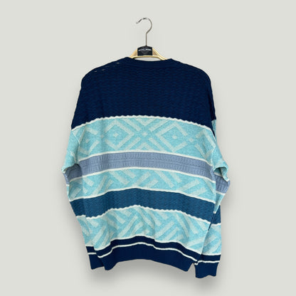 Vintage Pullover Blau