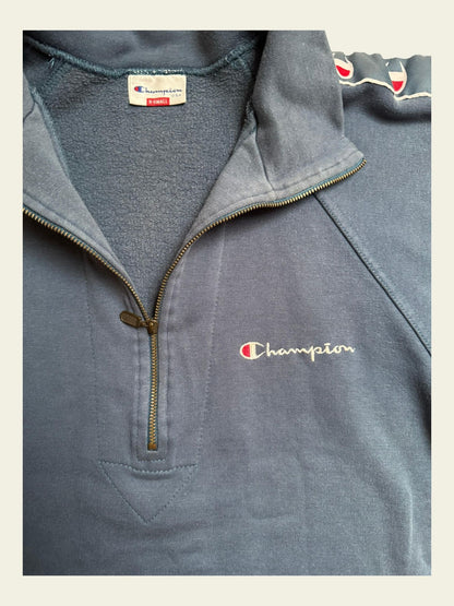 CHAMPION Halfzippullover blau