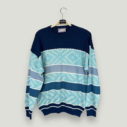 Vintage Pullover Blau