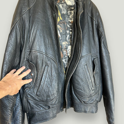 Vintage Lederjacke