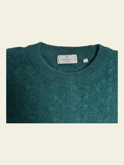 VALENTINO Strickpullover grün