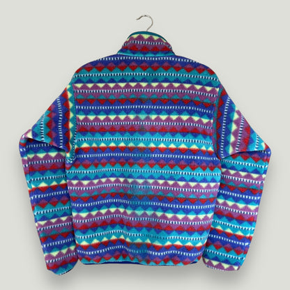 Patagonia Vintage Fleece Troyer Crazy Pattern
