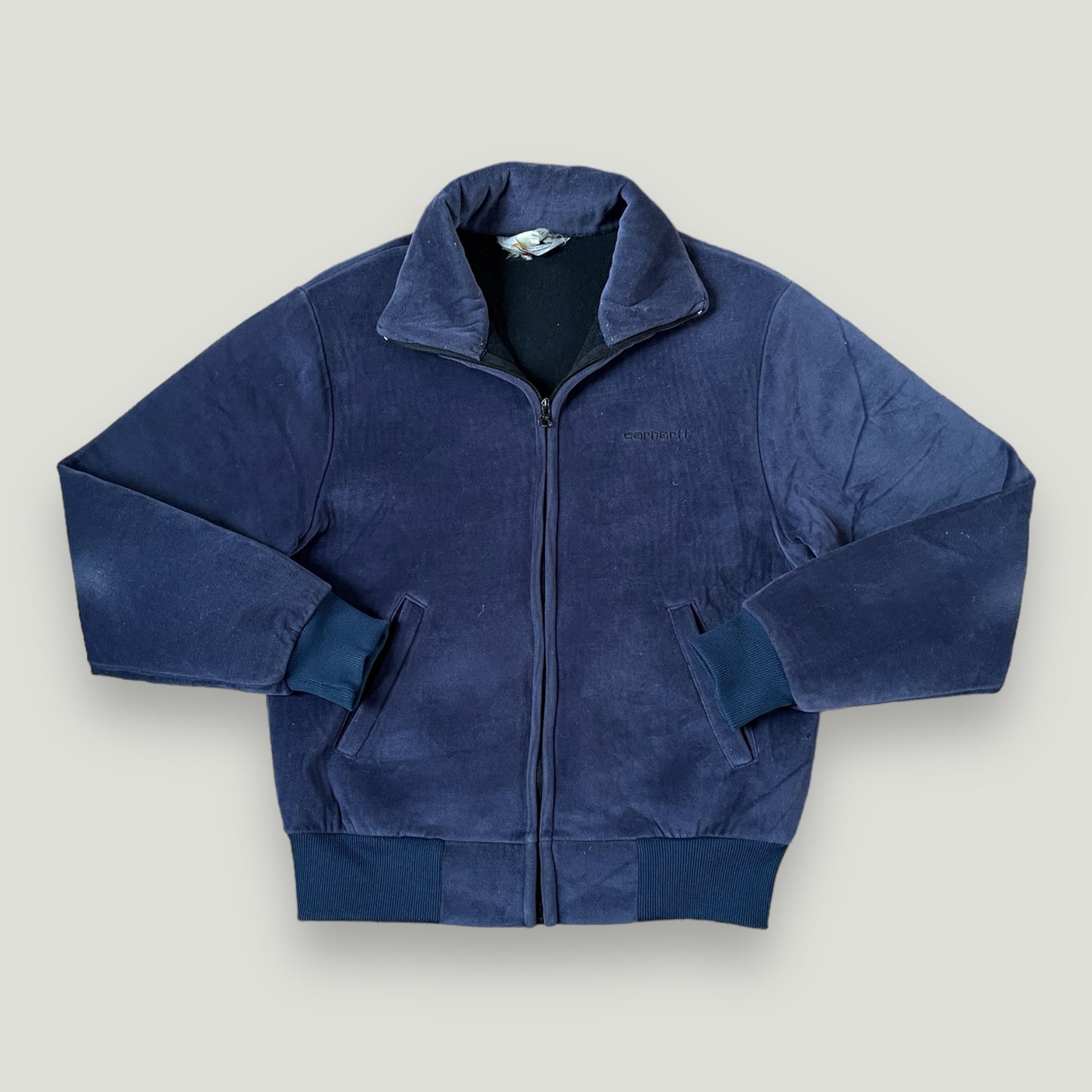 Vintage Fleece Carhartt Jacket Blau (M) Selten - Vintage Reborn