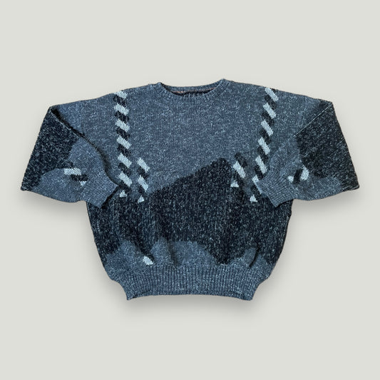 Grauer Pullover - Vintage Reborn