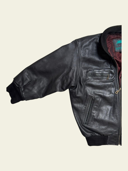 HYLA Lederjacke schwarz