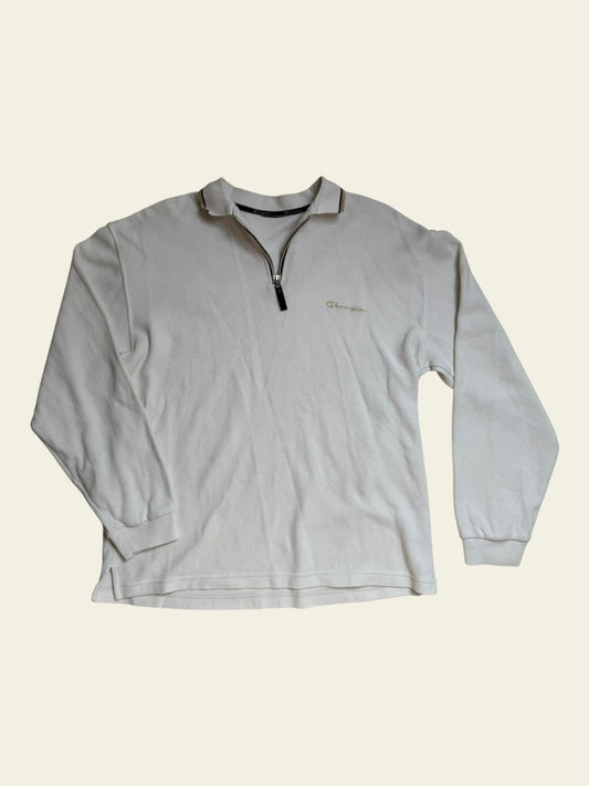 CHAMPION Halfzippullover weiß