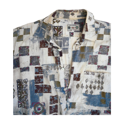 Vinci kurzarm Hemd crazy pattern